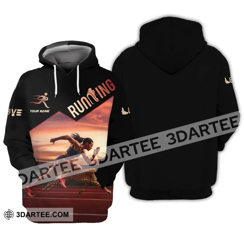Women Shirt - Custom Love Running Player Shirt Hoodie / S T-shirt