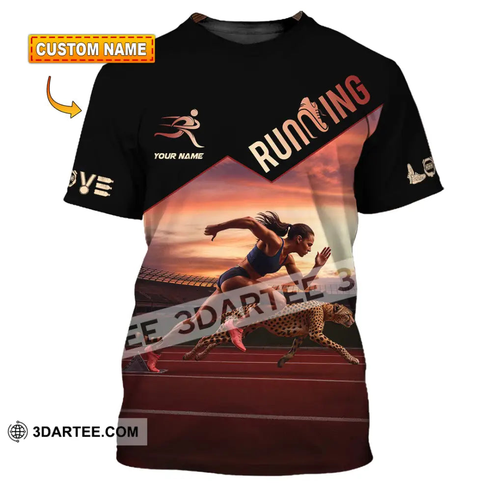 Women Shirt - Custom Love Running Player Shirt T-shirt