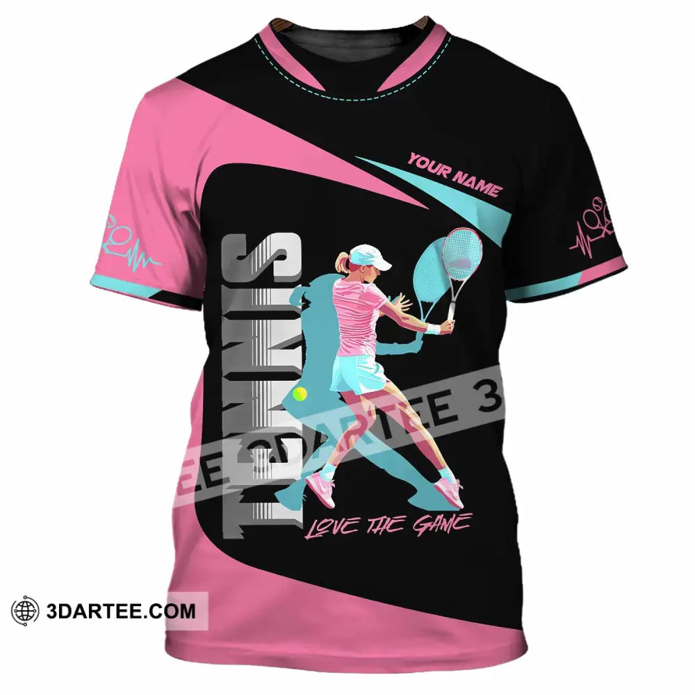 Women Shirt - Custom Love The Game Tennis Lover Shirt T-Shirt / S T-shirt