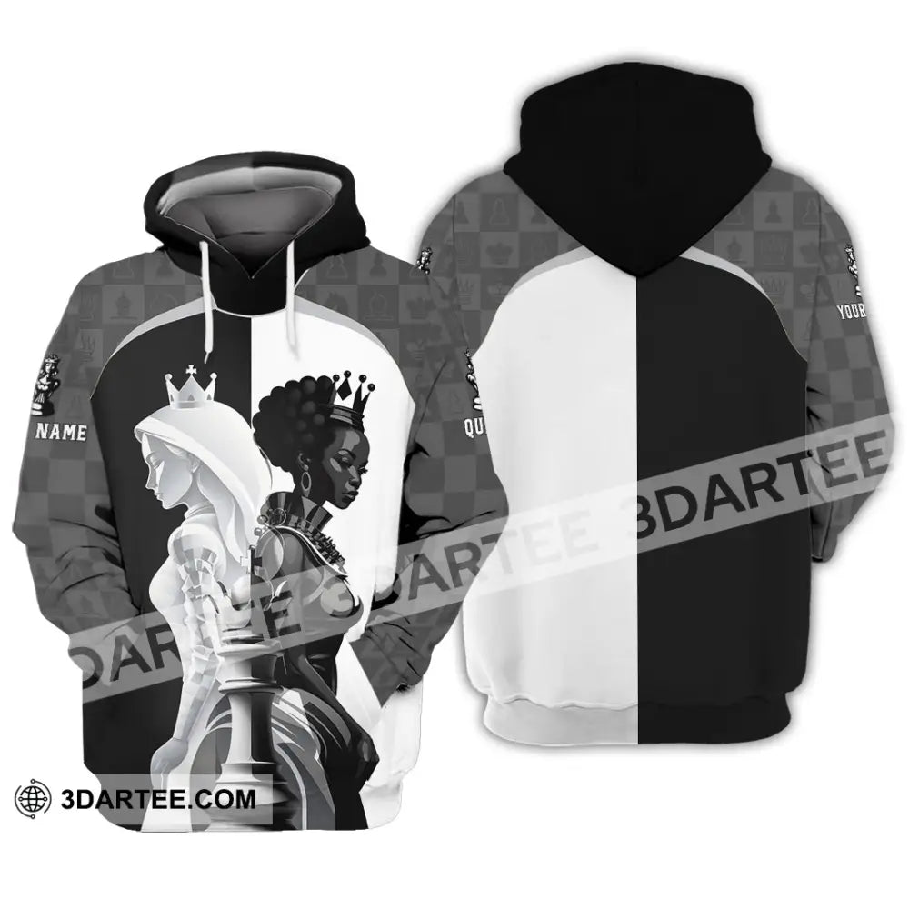 Women Shirt - Custom Queen Of Chess Shirt Hoodie / S T-shirt