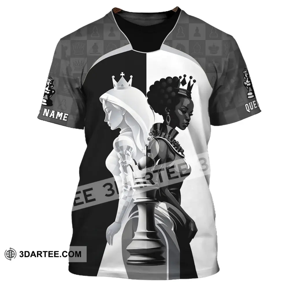 Women Shirt - Custom Queen Of Chess Shirt T-Shirt / S T-shirt