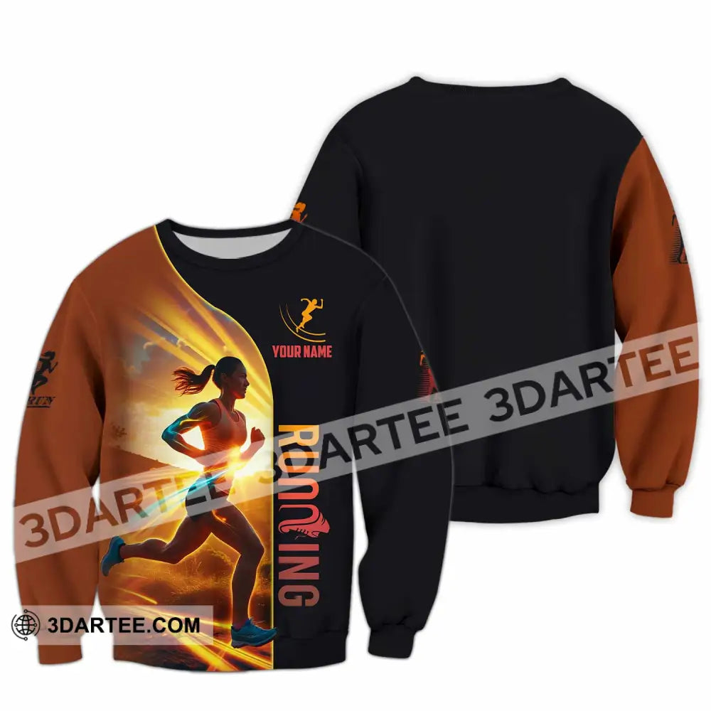 Women Shirt - Custom Running Shirt Long Sleeve / S T-shirt