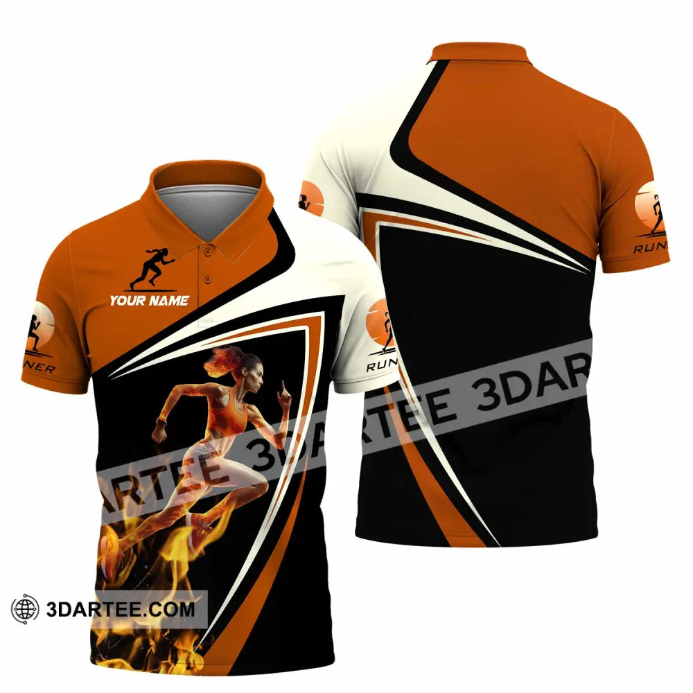 Women Shirt - Custom Running Women Runner Shirt Polo Shirt / S T-shirt