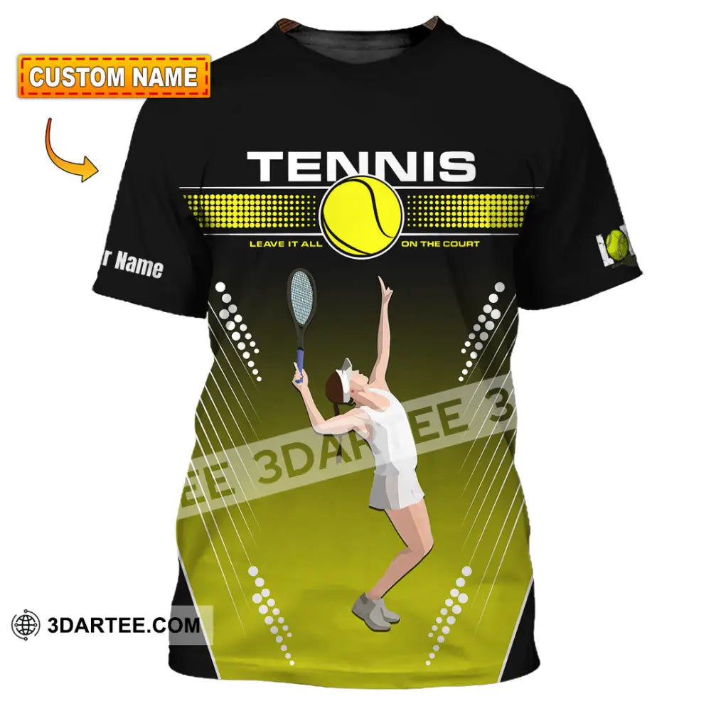 Women Shirt - Custom Tennis Player Sport Shirt T-shirt