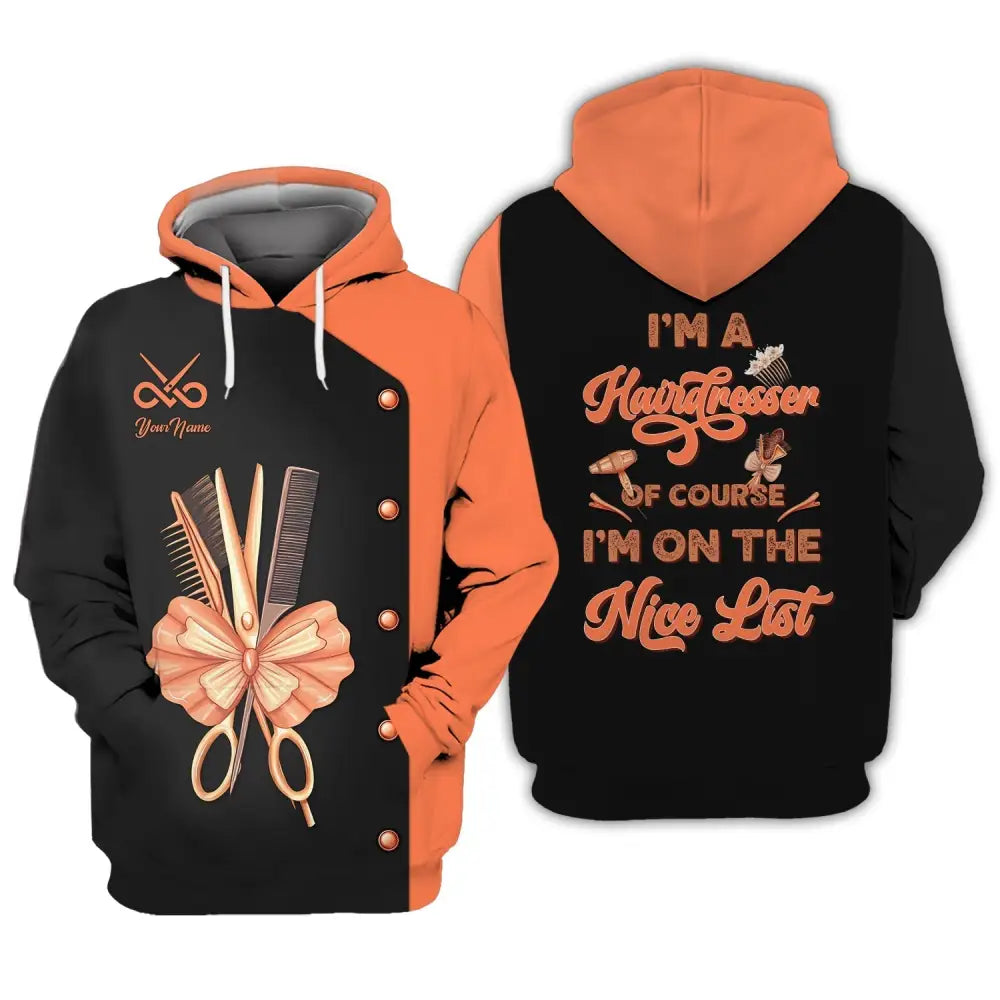 Women Shirt Hair Stylist Hairdresser Hoodie Sportwear / S T-Shirt