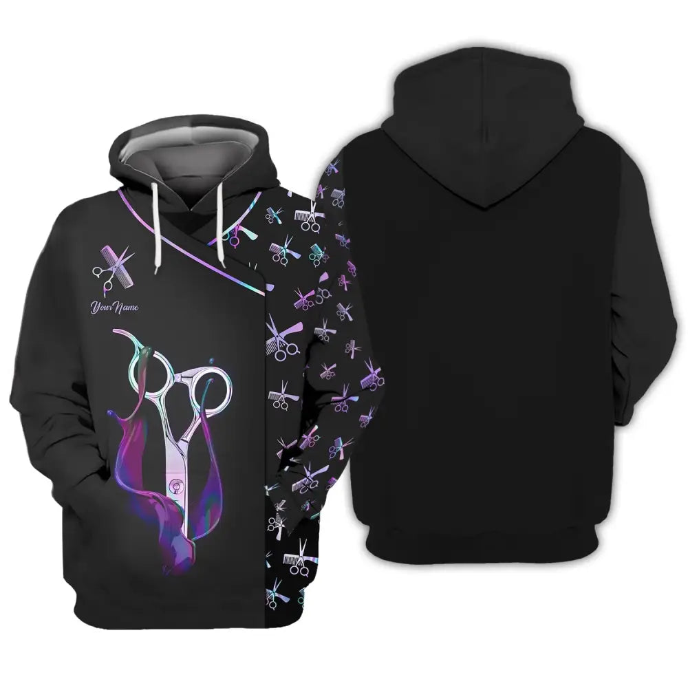 Women Shirt Hair Stylist Hairdresser Hoodie Sportwear / S T-Shirt