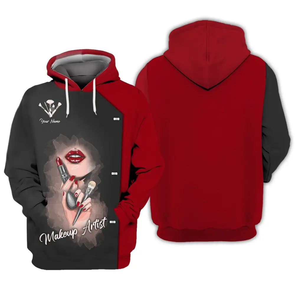 Women Shirt Makeup Artist Hoodie Sportwear / S T-Shirt