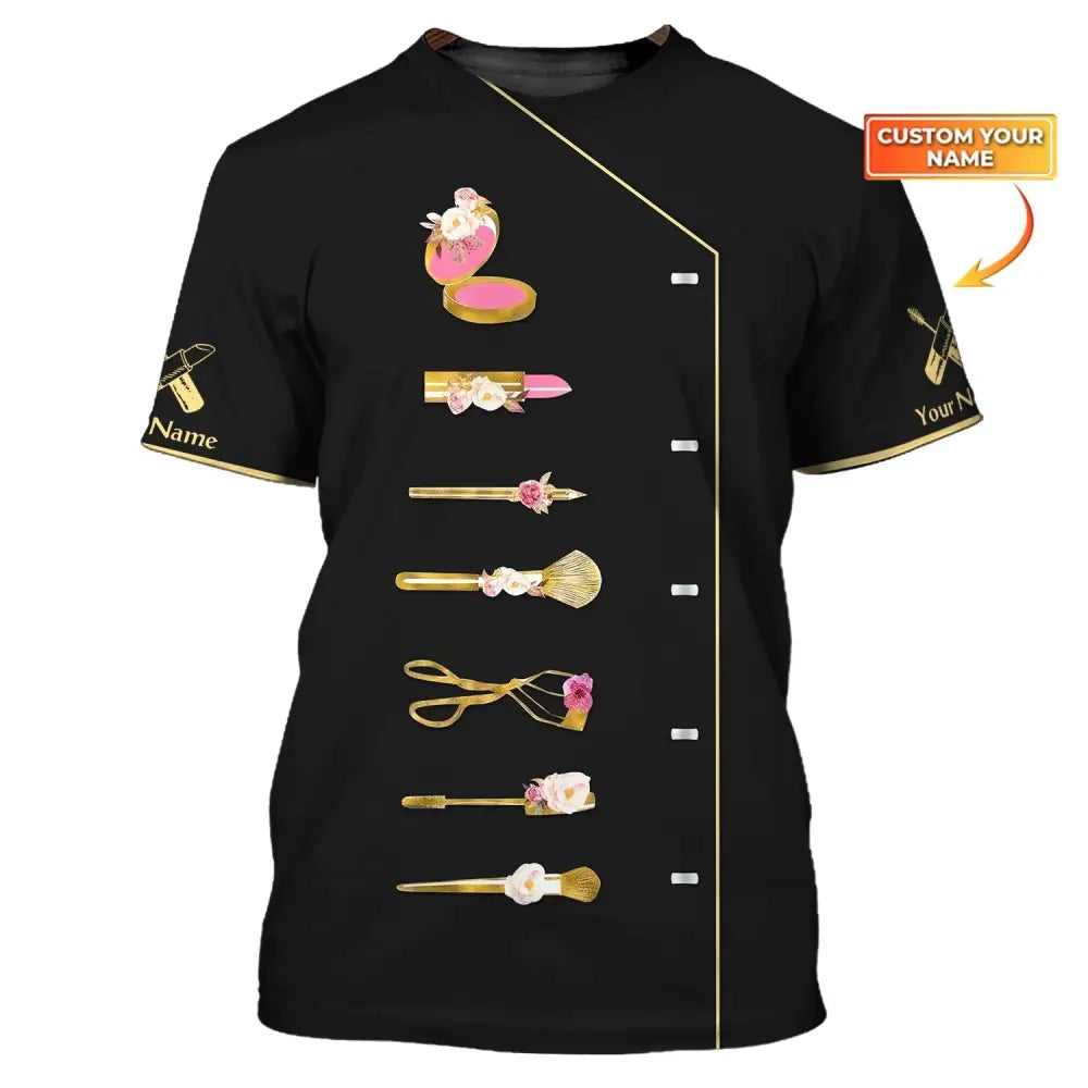 Women Shirt Makeup Artist Hoodie Sportwear T-Shirt / S