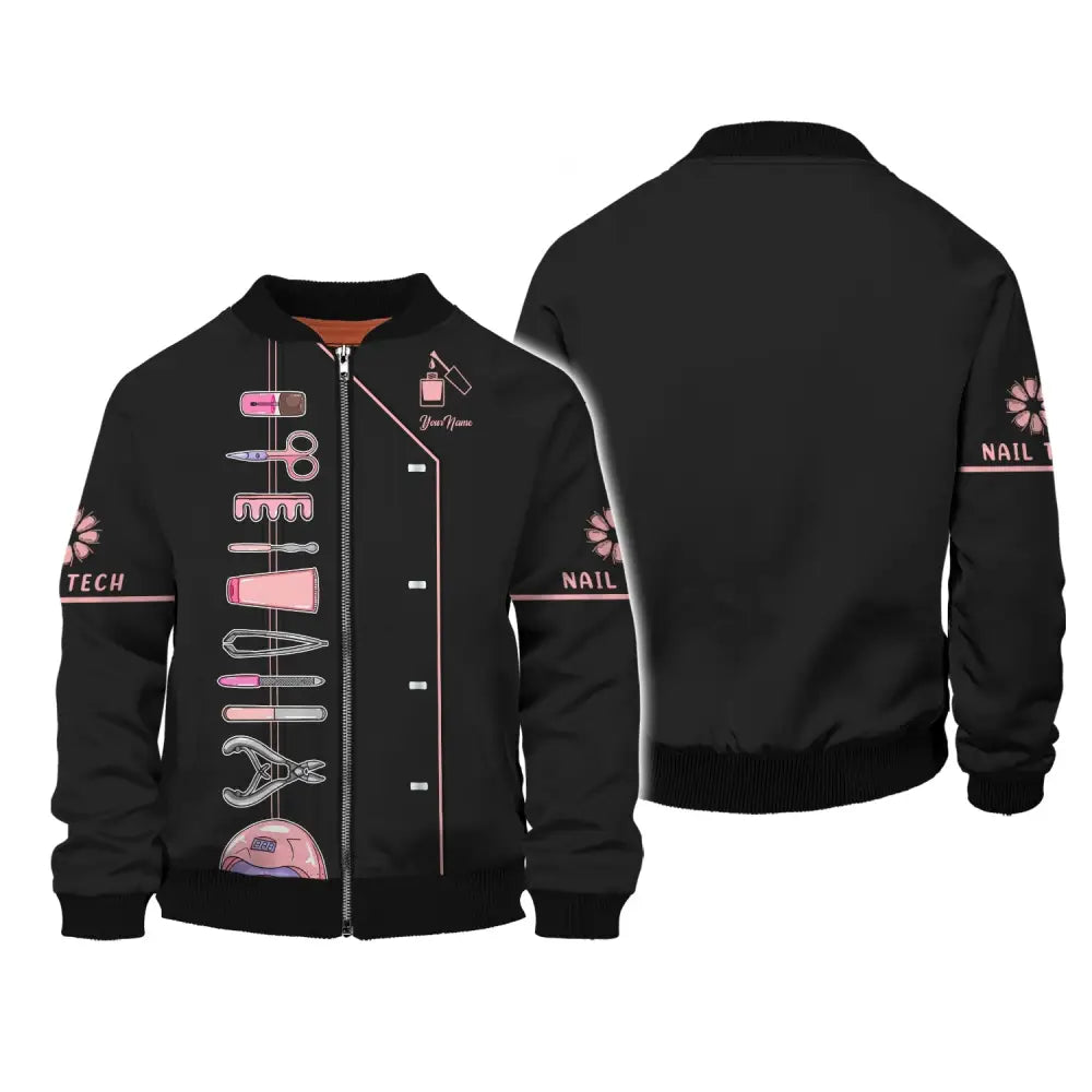 Women Shirt Nail Technician Tech Hoodie Sportwear T-Shirt