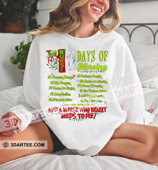 12 Days Of Nursing Hoodie Apparel