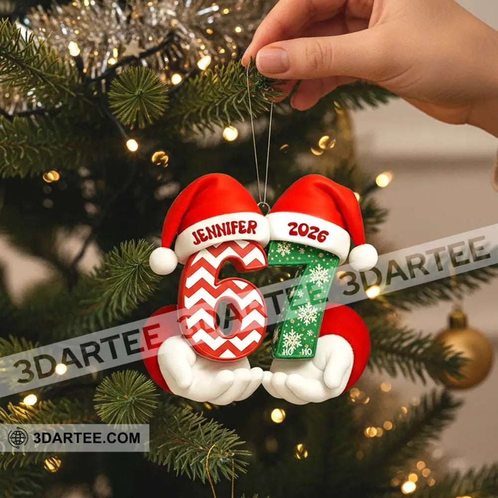 67 Christmas Home Decor Christmas Ornament Personalized Ornament Ornament