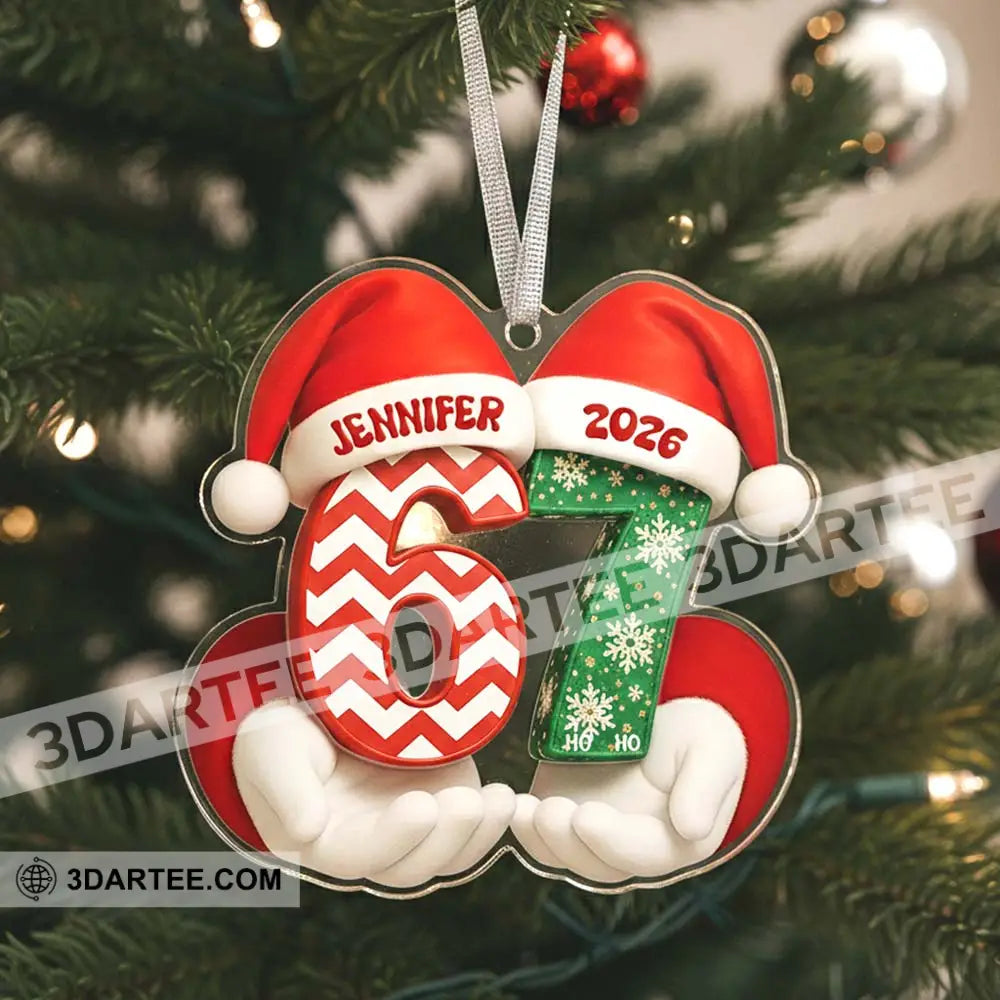 67 Christmas Home Decor Christmas Ornament Personalized Ornament Ornament