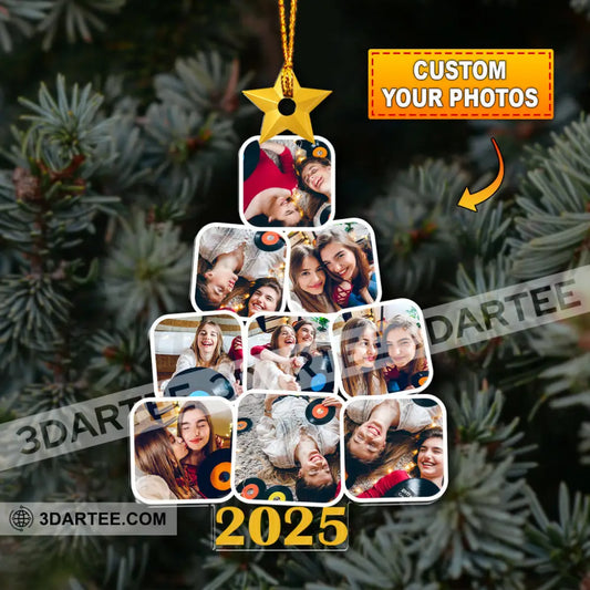 9 Photos Christmas Tree Home Decor Christmas Ornament Personalized Ornament 3.54’’ / 1 Ornament Ornament
