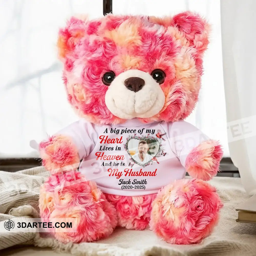 A Big Piece Of My Heart Lives In Heaven Bear Personalized Teddy Bear Shirt Graduate Teddy Bear Shirt