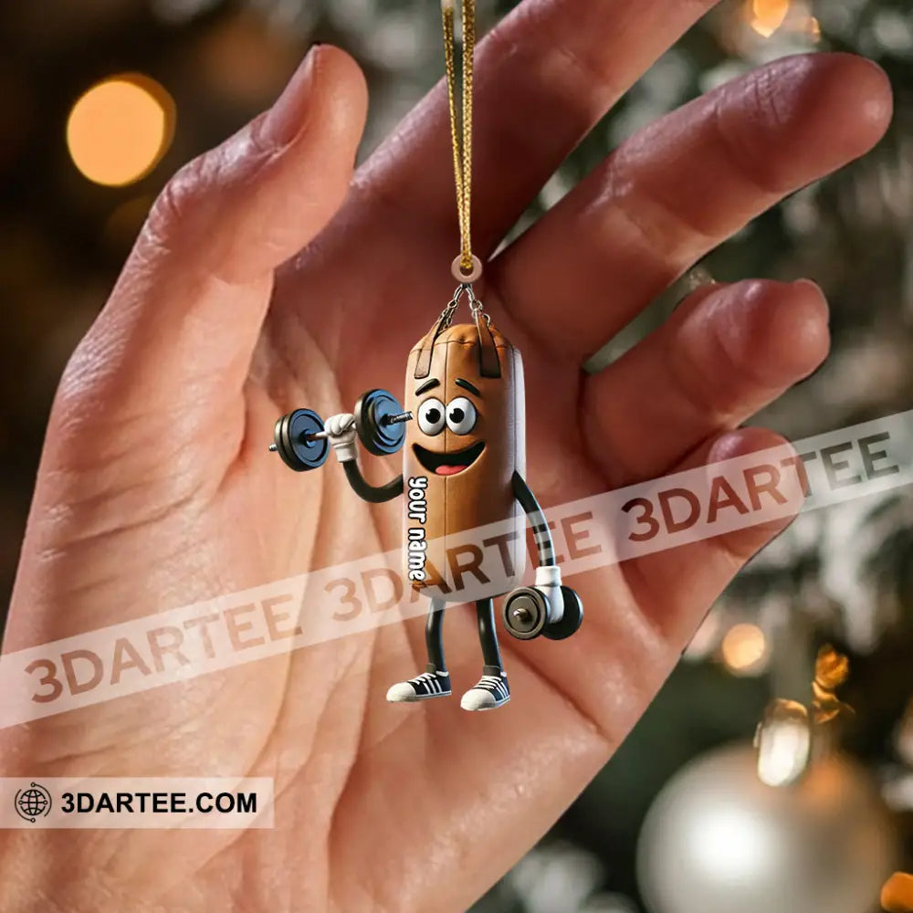A Punching Bag Home Decor Christmas Ornament Personalized Ornament Ornament