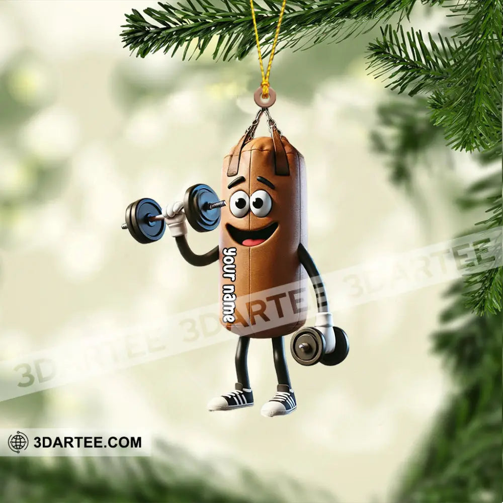 A Punching Bag Home Decor Christmas Ornament Personalized Ornament Ornament