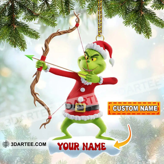 Archery ELF Home Decor Christmas Ornament Personalized Ornament 3.54’’ / 1 Ornament Ornament