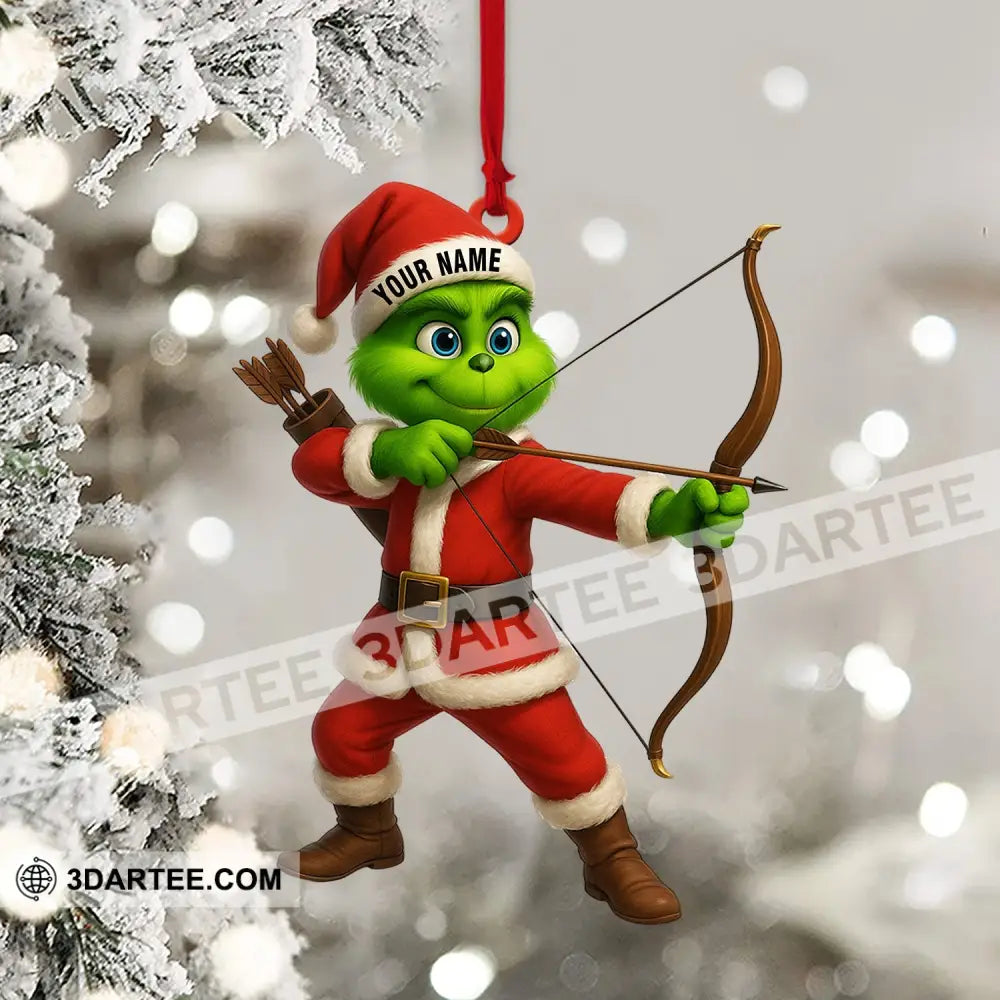 Archery Home Decor Christmas Ornament Personalized Ornament Ornament