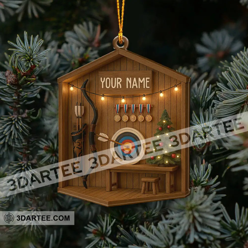 Archery Home Decor Christmas Ornament Personalized Ornament Ornament