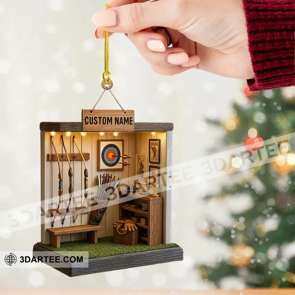 Archery Home Decor Christmas Ornament Personalized Ornament Ornament