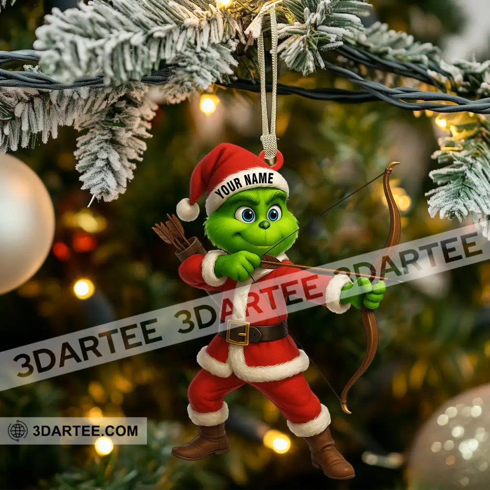 Archery Home Decor Christmas Ornament Personalized Ornament Ornament