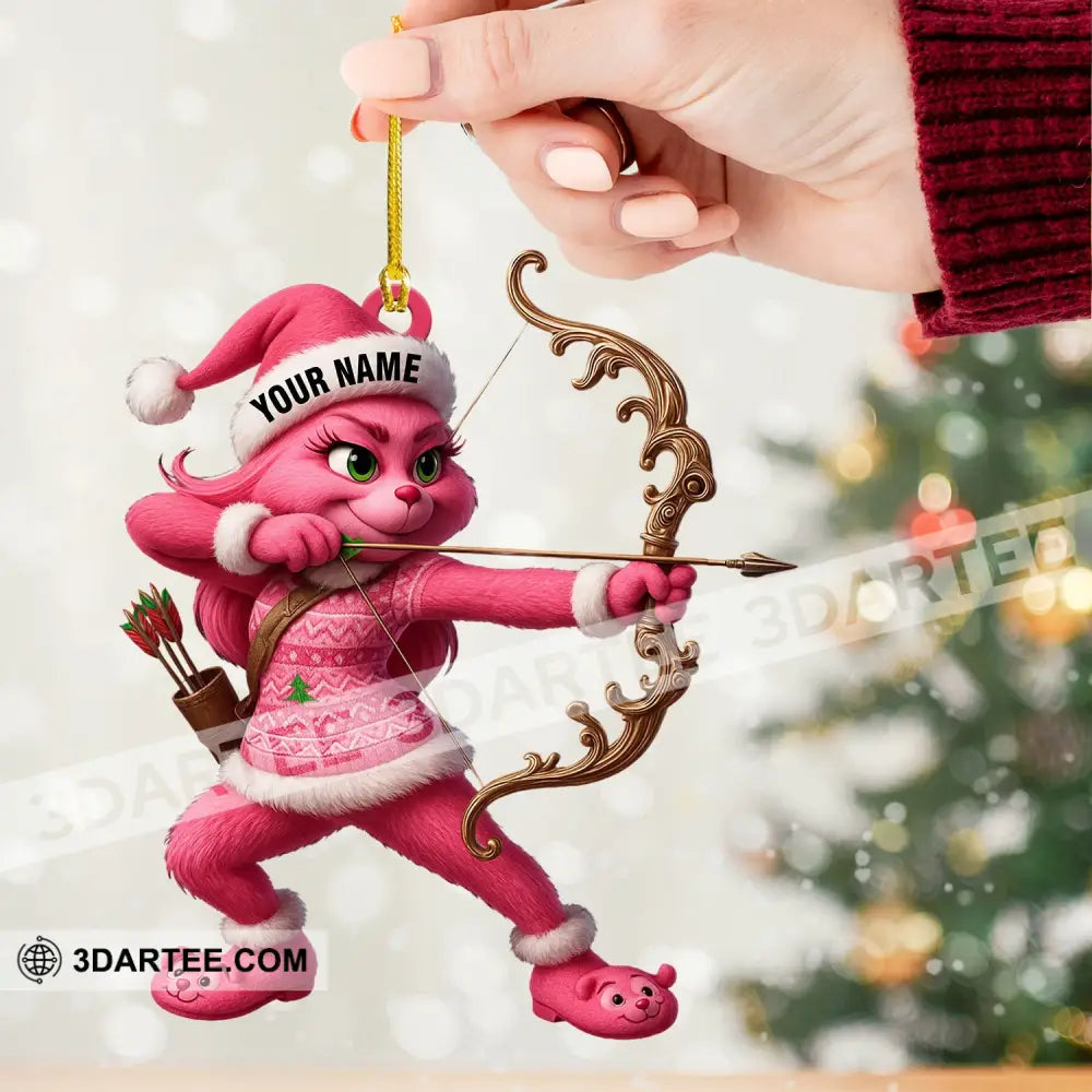 Archery Lover Home Decor Christmas Ornament Personalized Ornament Ornament