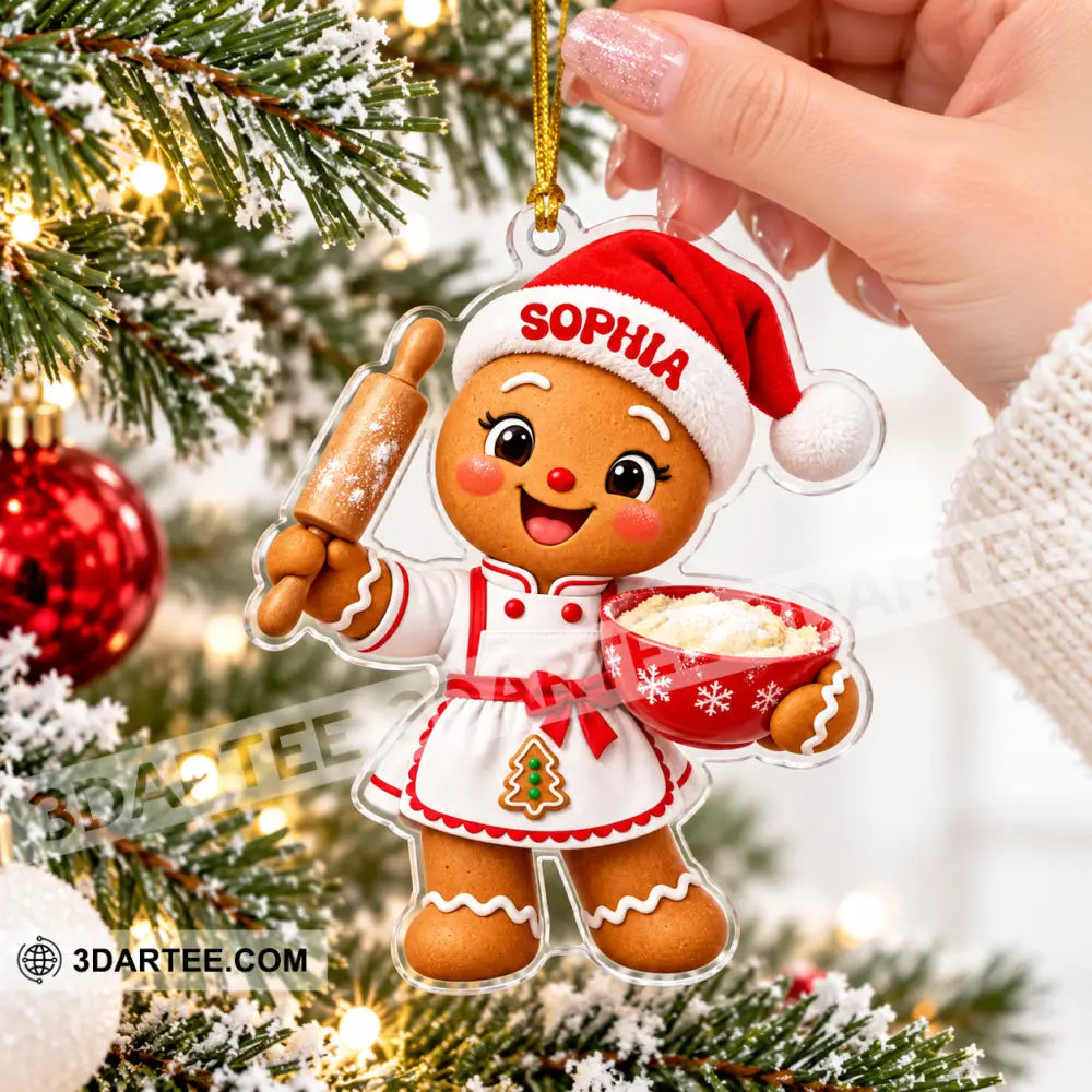 Baker Home Decor Christmas Ornament Personalized Ornament - Ornament