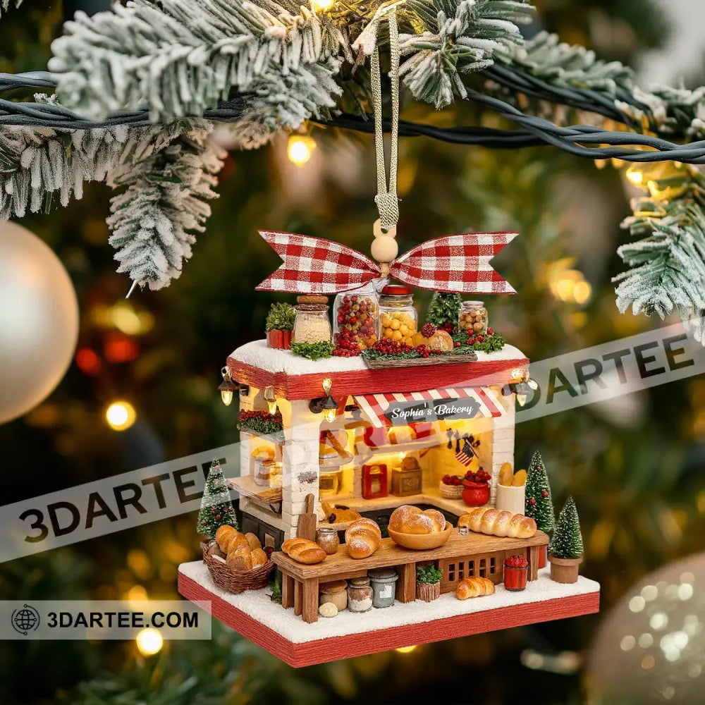 Bakery Home Decor Christmas Ornament Personalized Ornament Ornament