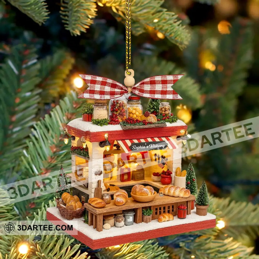 Bakery Home Decor Christmas Ornament Personalized Ornament Ornament