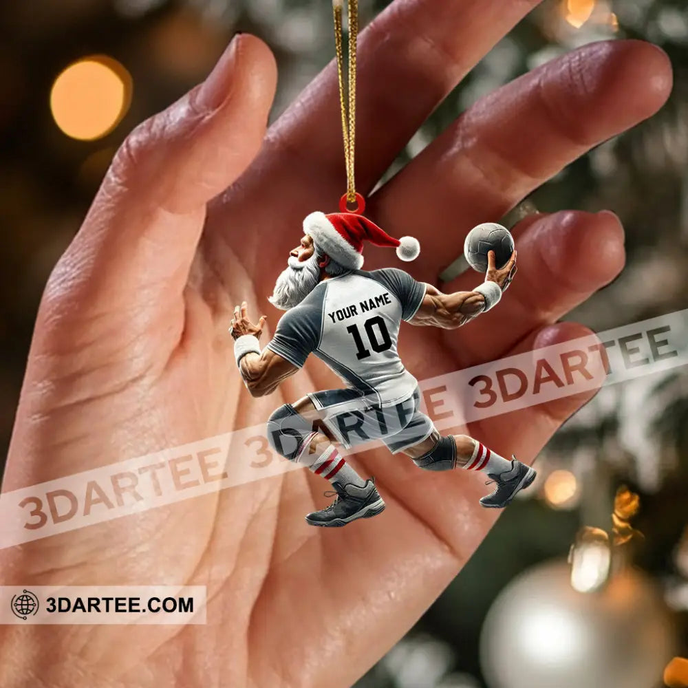 Ball And Santa Home Decor Christmas Ornament Personalized Ornament Ornament
