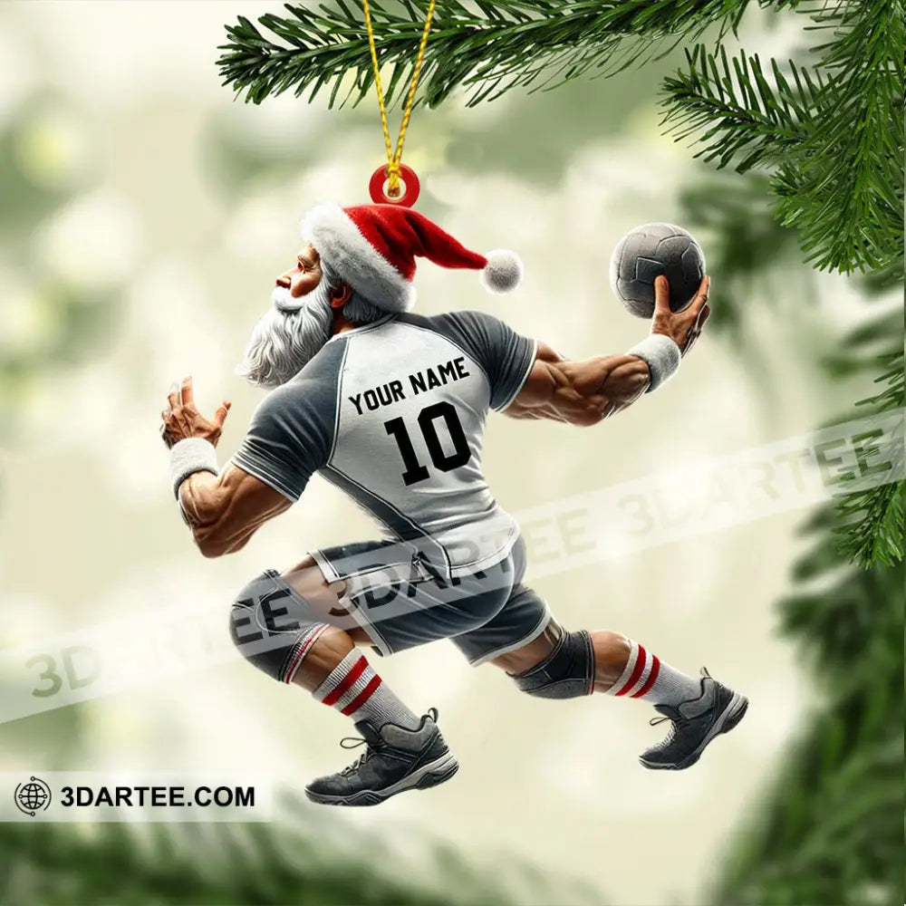 Ball And Santa Home Decor Christmas Ornament Personalized Ornament Ornament
