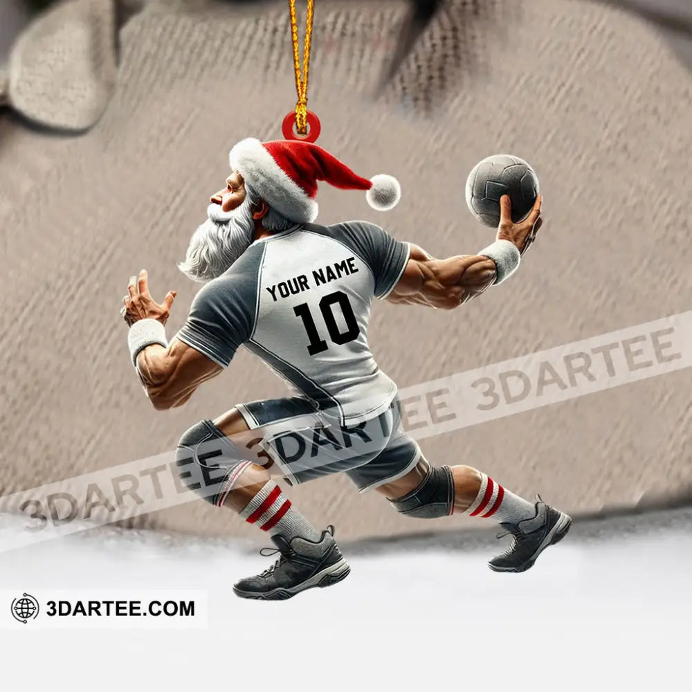 Ball And Santa Home Decor Christmas Ornament Personalized Ornament Ornament