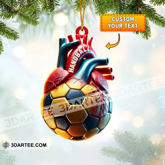 Ball Heart Home Decor Christmas Ornament Personalized Ornament 3.54’’ / 1 Ornament Ornament