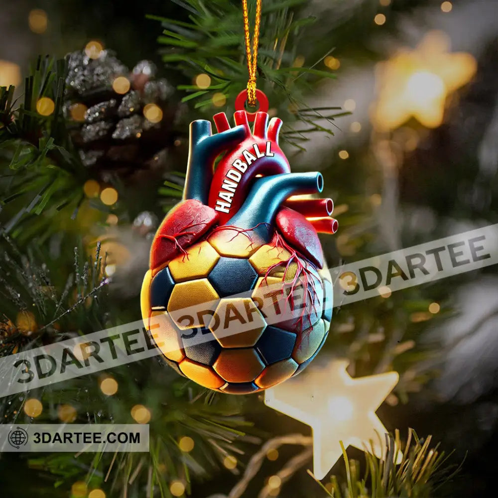 Ball Heart Home Decor Christmas Ornament Personalized Ornament Ornament