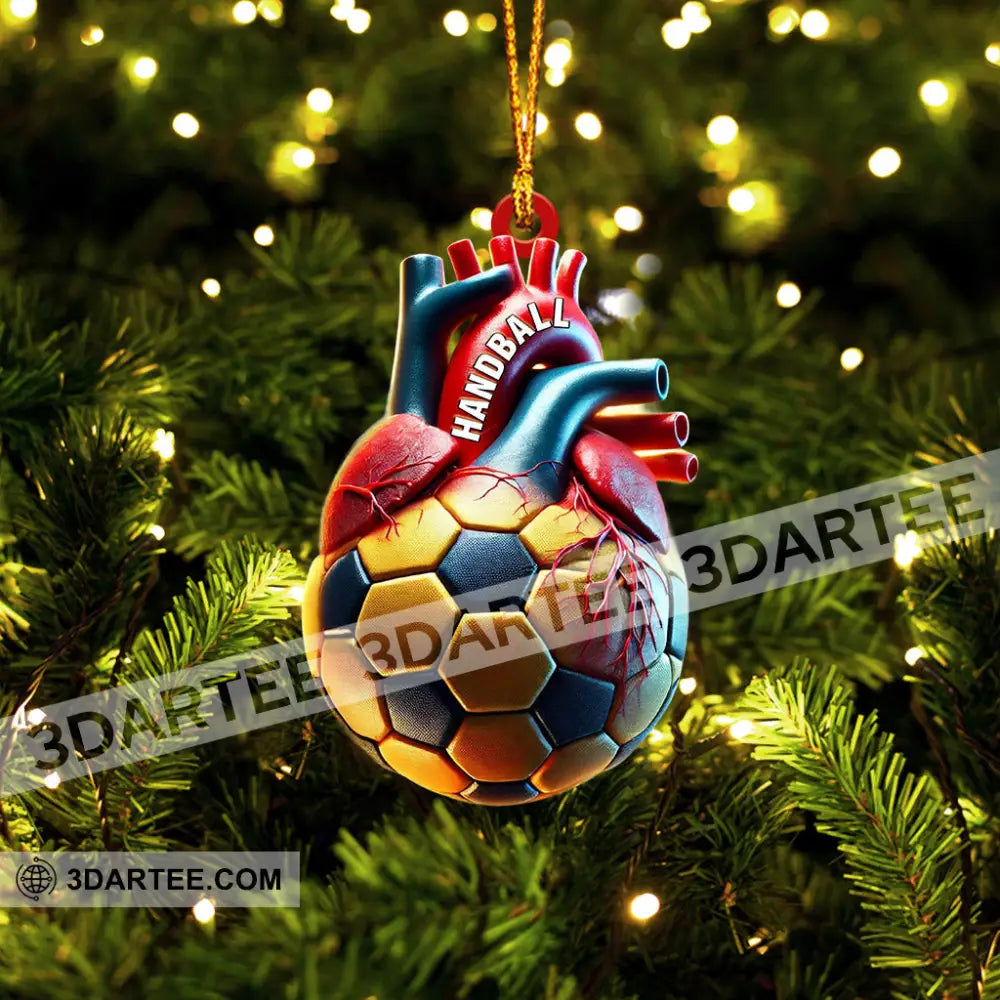 Ball Heart Home Decor Christmas Ornament Personalized Ornament Ornament