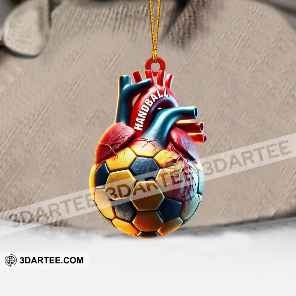 Ball Heart Home Decor Christmas Ornament Personalized Ornament Ornament