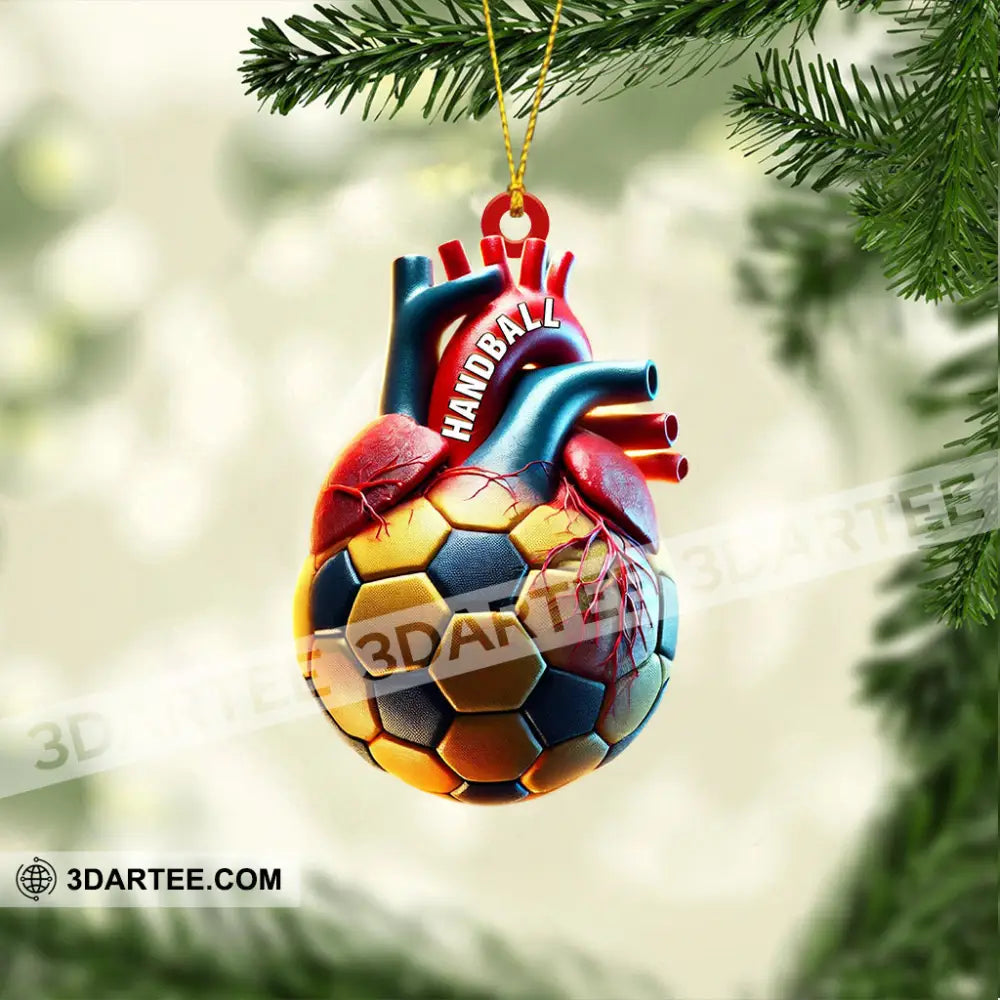 Ball Heart Home Decor Christmas Ornament Personalized Ornament Ornament