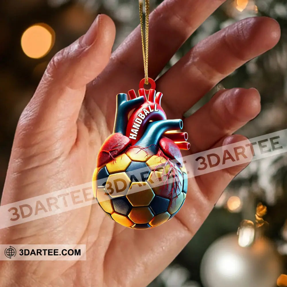Ball Heart Home Decor Christmas Ornament Personalized Ornament Ornament