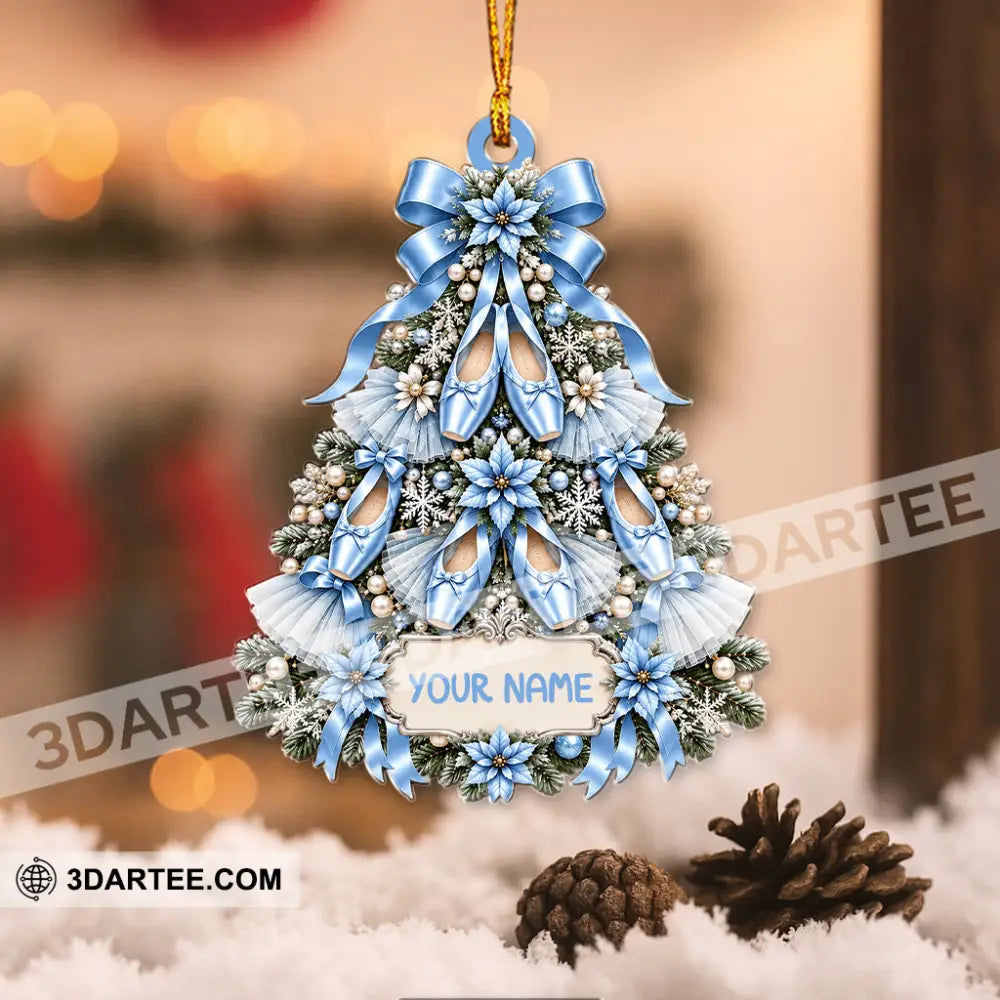 Ballet Christmas Tree Home Decor Christmas Ornament Personalized Ornament - Ornament