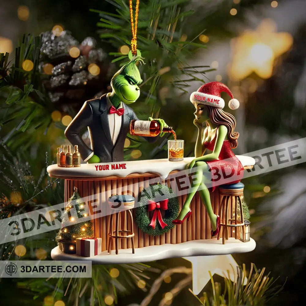 Bar ELF Christmas Home Decor Christmas Ornament Personalized Ornament Ornament
