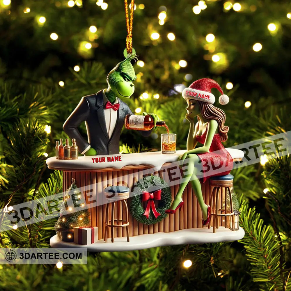Bar ELF Christmas Home Decor Christmas Ornament Personalized Ornament Ornament