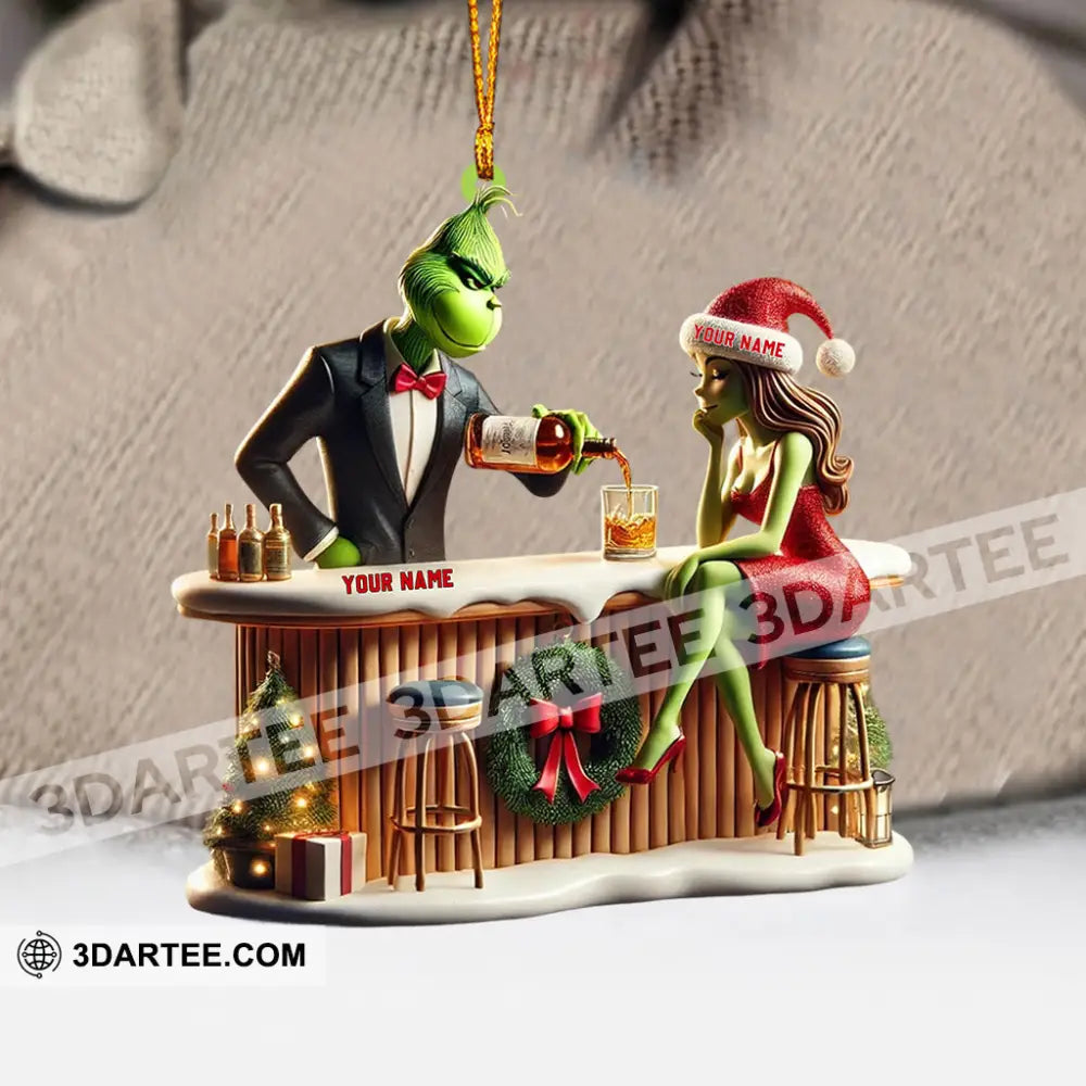 Bar ELF Christmas Home Decor Christmas Ornament Personalized Ornament Ornament