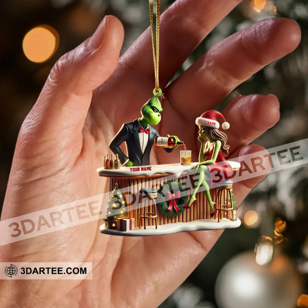 Bar ELF Christmas Home Decor Christmas Ornament Personalized Ornament Ornament