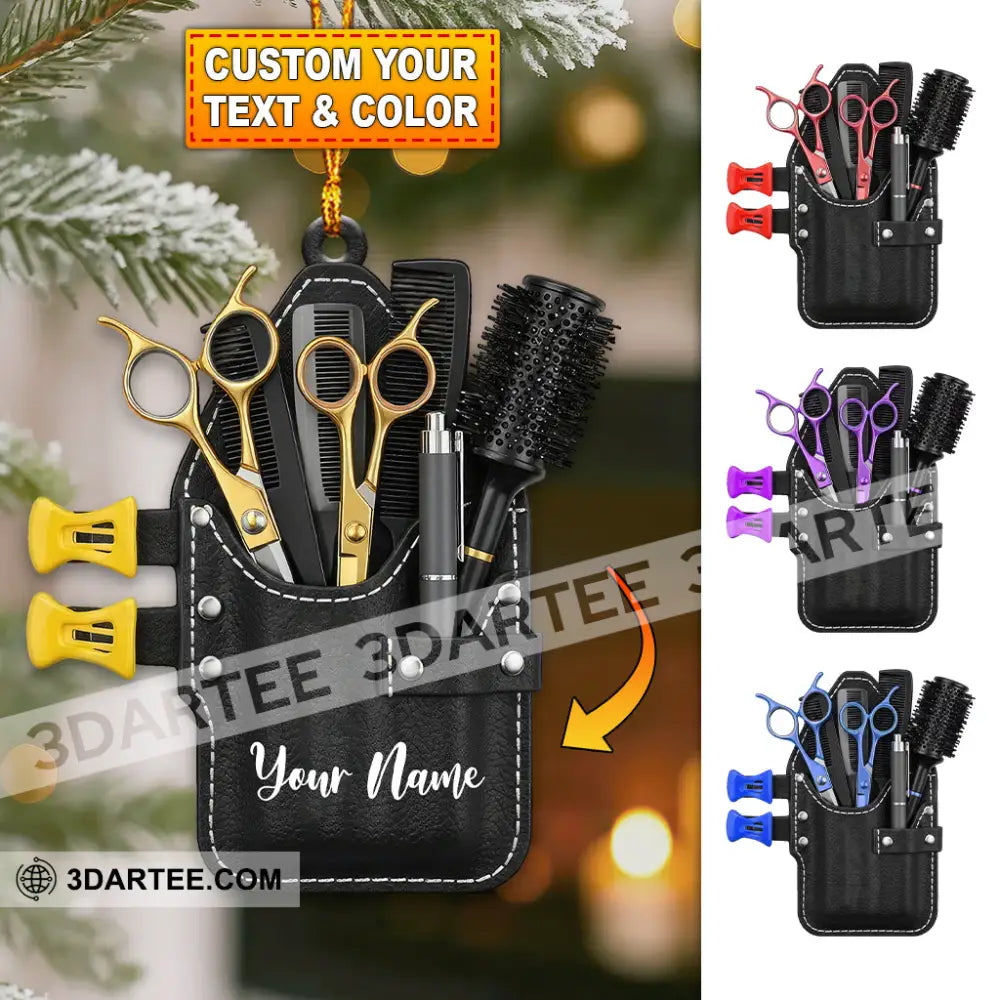 Barber Set Home Decor Christmas Ornament Personalized Ornament 3.54’’ / 1 Ornament Ornament