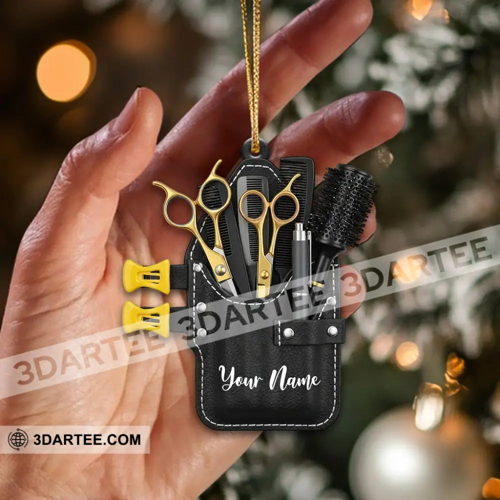 Barber Set Home Decor Christmas Ornament Personalized Ornament Ornament