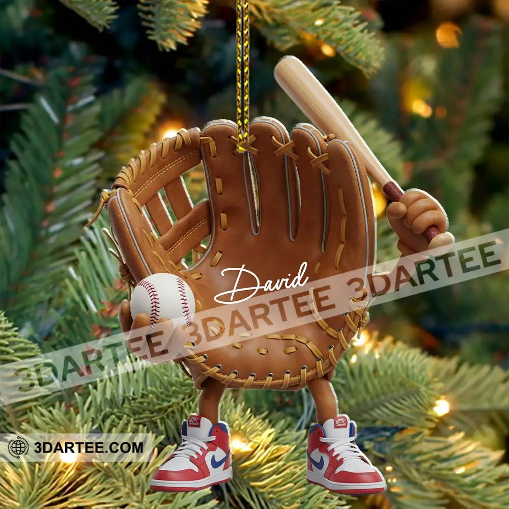 Baseball Home Decor Christmas Ornament Personalized Ornament Ornament
