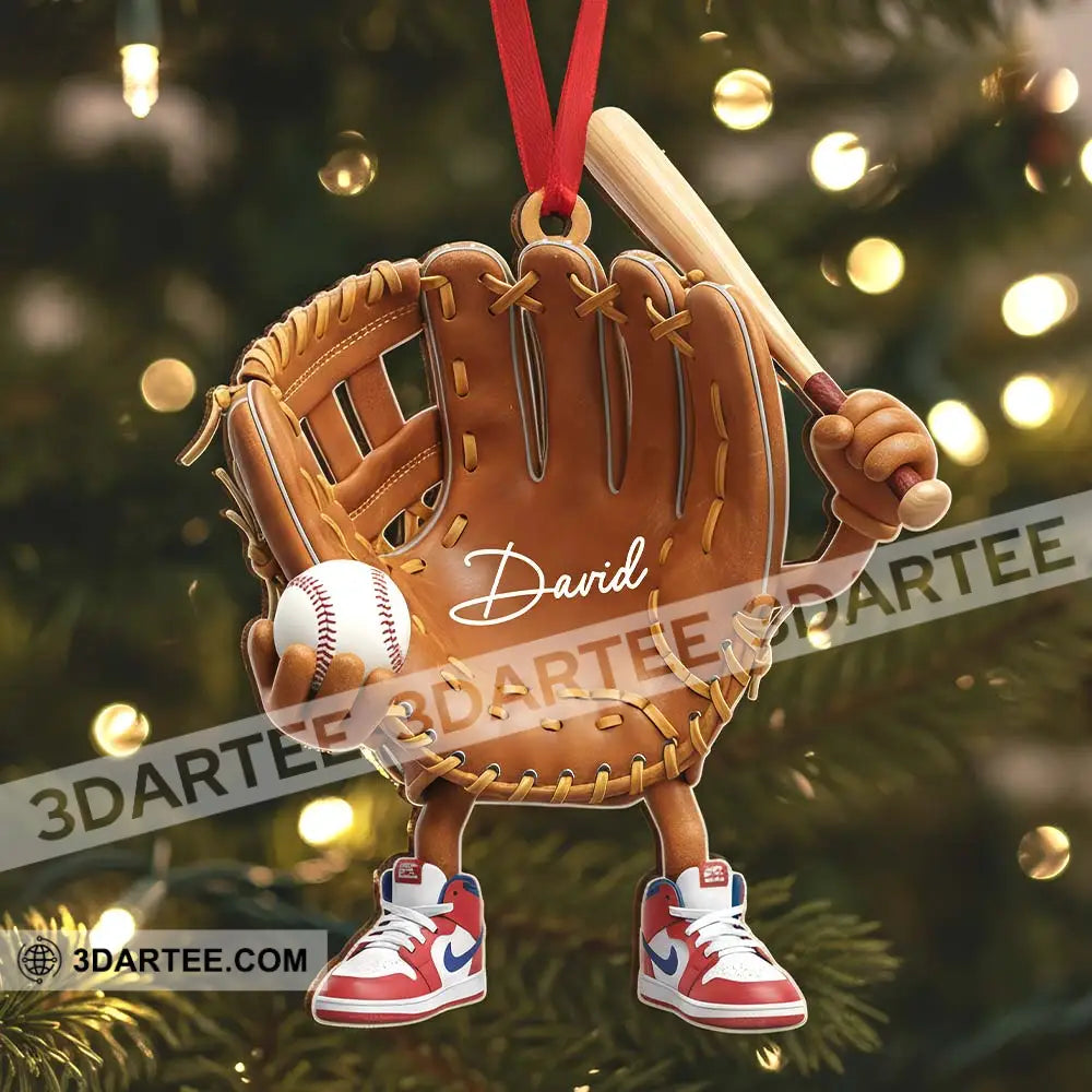 Baseball Home Decor Christmas Ornament Personalized Ornament Ornament