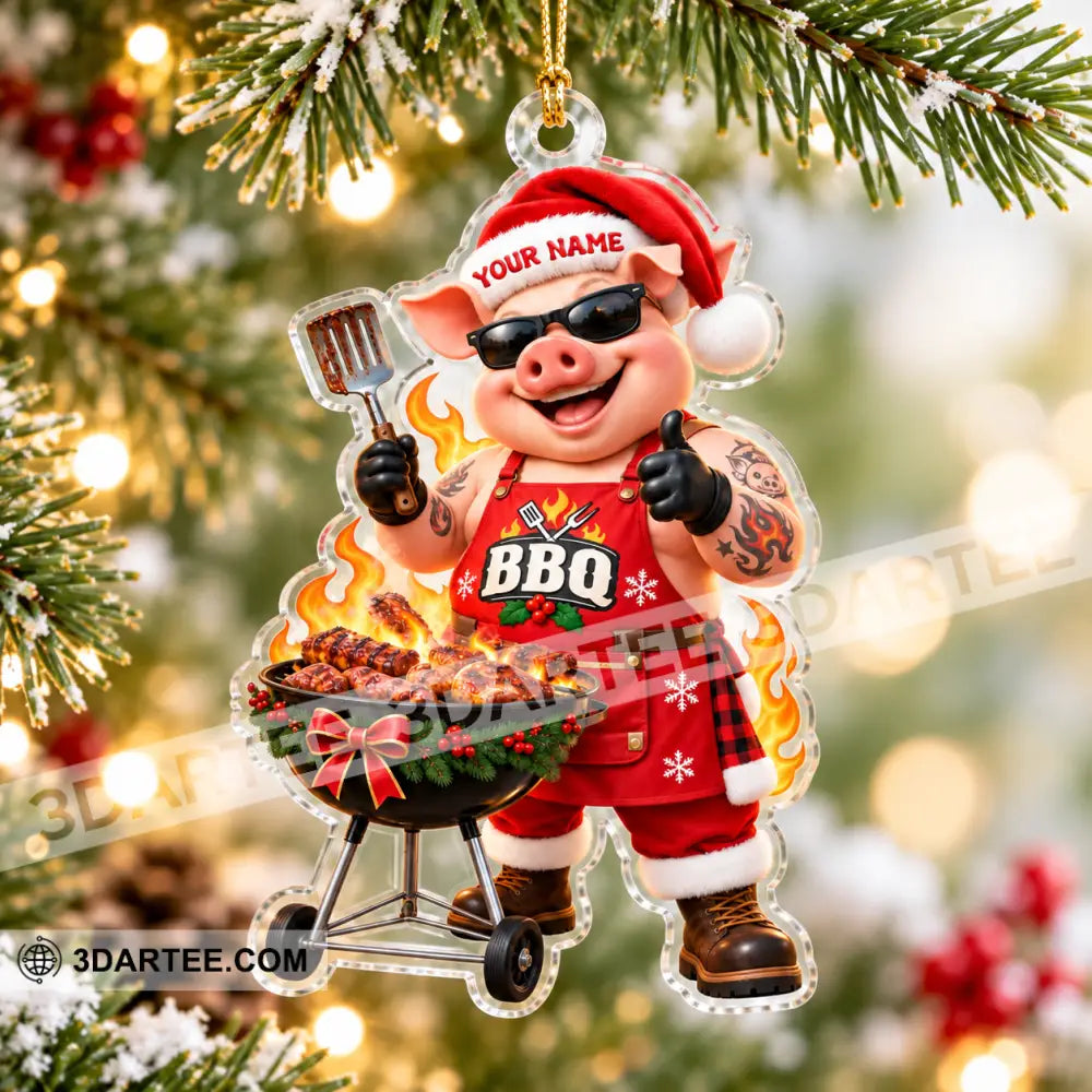 BBQ Home Decor Christmas Ornament Personalized Ornament - Ornament