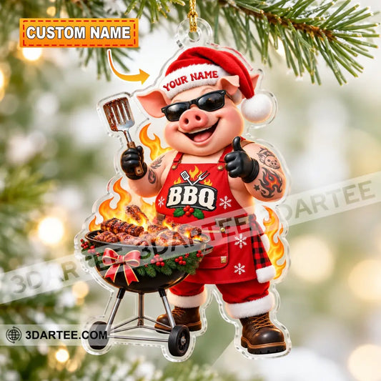 BBQ Home Decor Christmas Ornament Personalized Ornament - 3.54’’ / 1 Ornament - Ornament