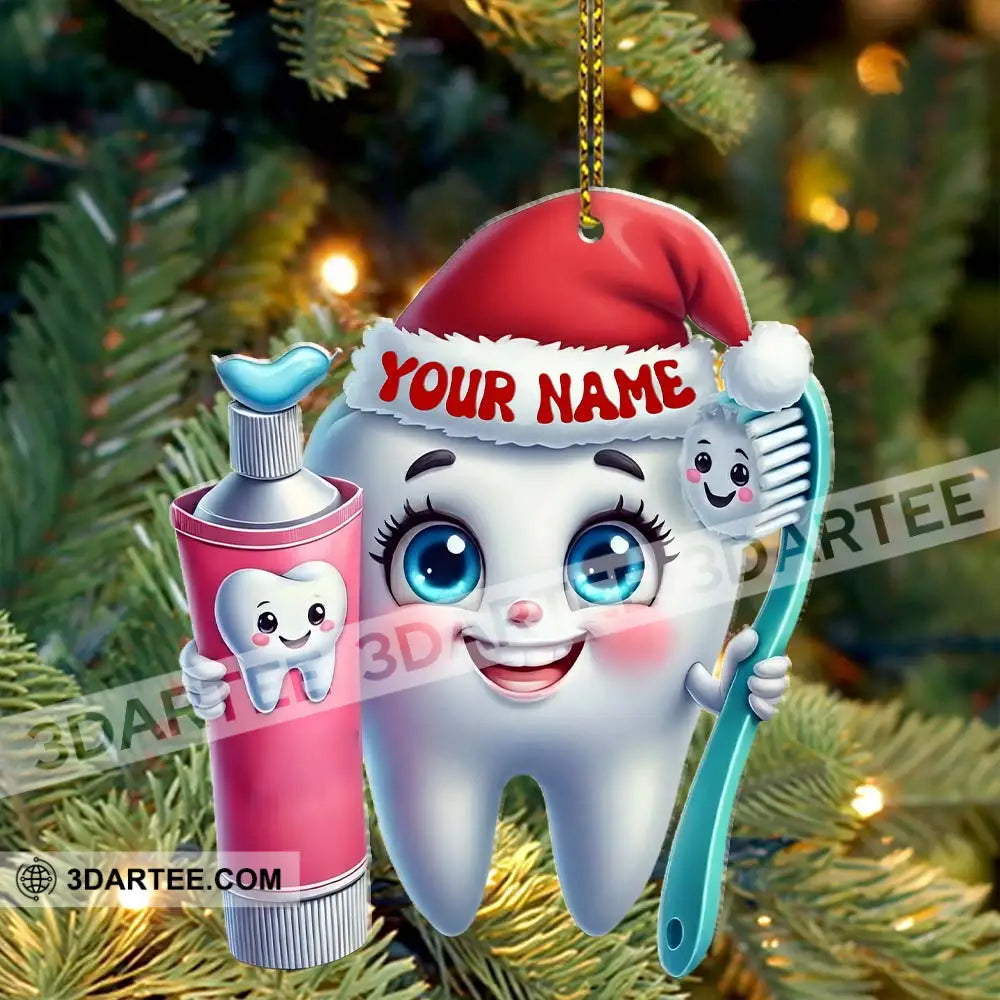 Beautiful Teeth Home Decor Christmas Ornament Personalized Ornament Ornament